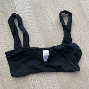 L*Space Lee Lee Bikini Top in Black